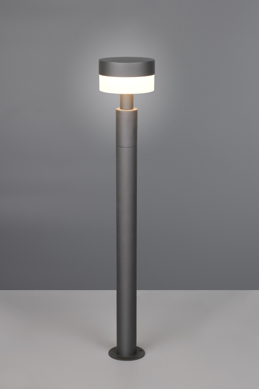 Lampadar de exterior Mackenzie, TRIO, 16.5x95 cm, 8W, 1x SMD, aluminiu, antracit - imagine 3